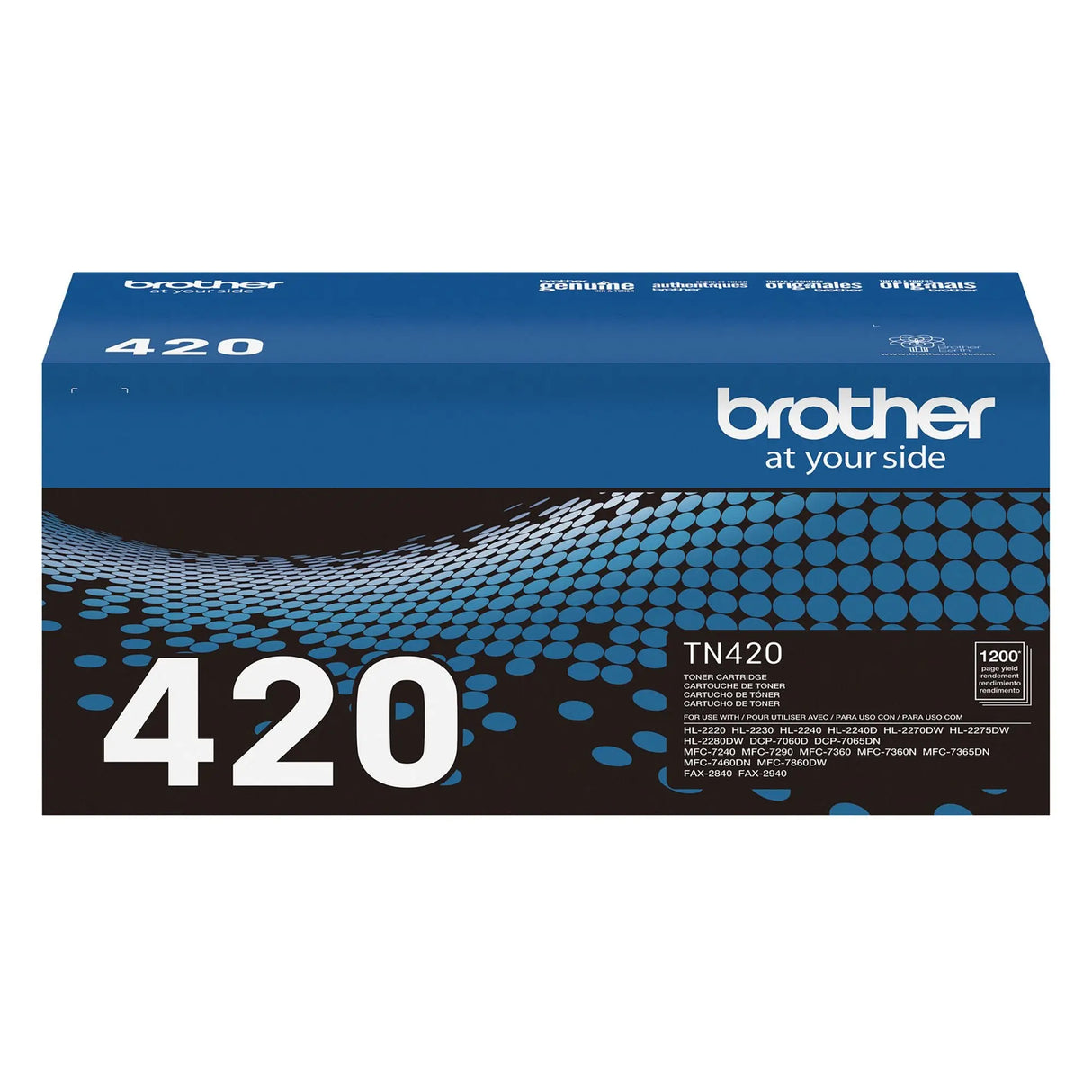 Brother TN420 Black Toner Cartridge | Crisp Black Print Quality Brother