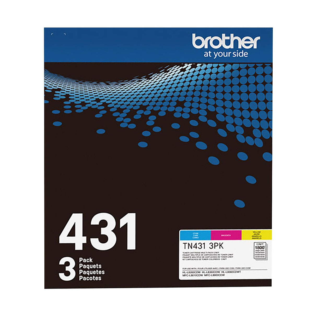 Brother TN4313PK Color Toner Cartridges 3-pack