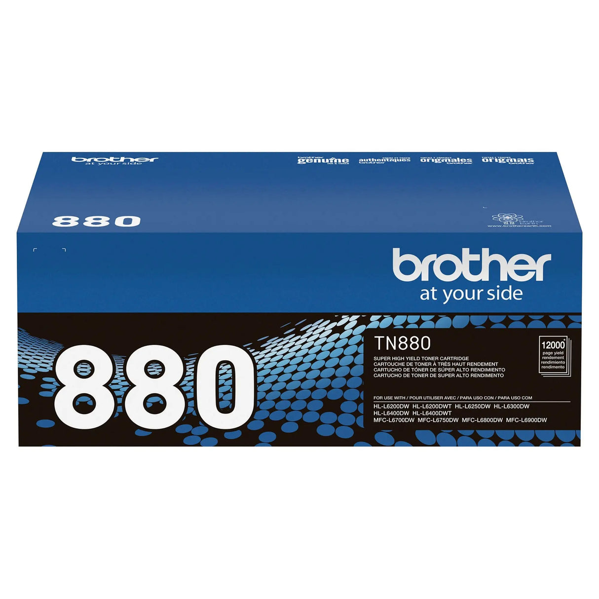 Brother TN880 High-Yield Toner | Black, Reliable Print Performance Brother