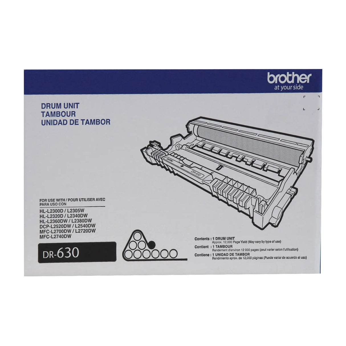 Brother DR630 Drum Unit | High-Quality Print Imaging Brother