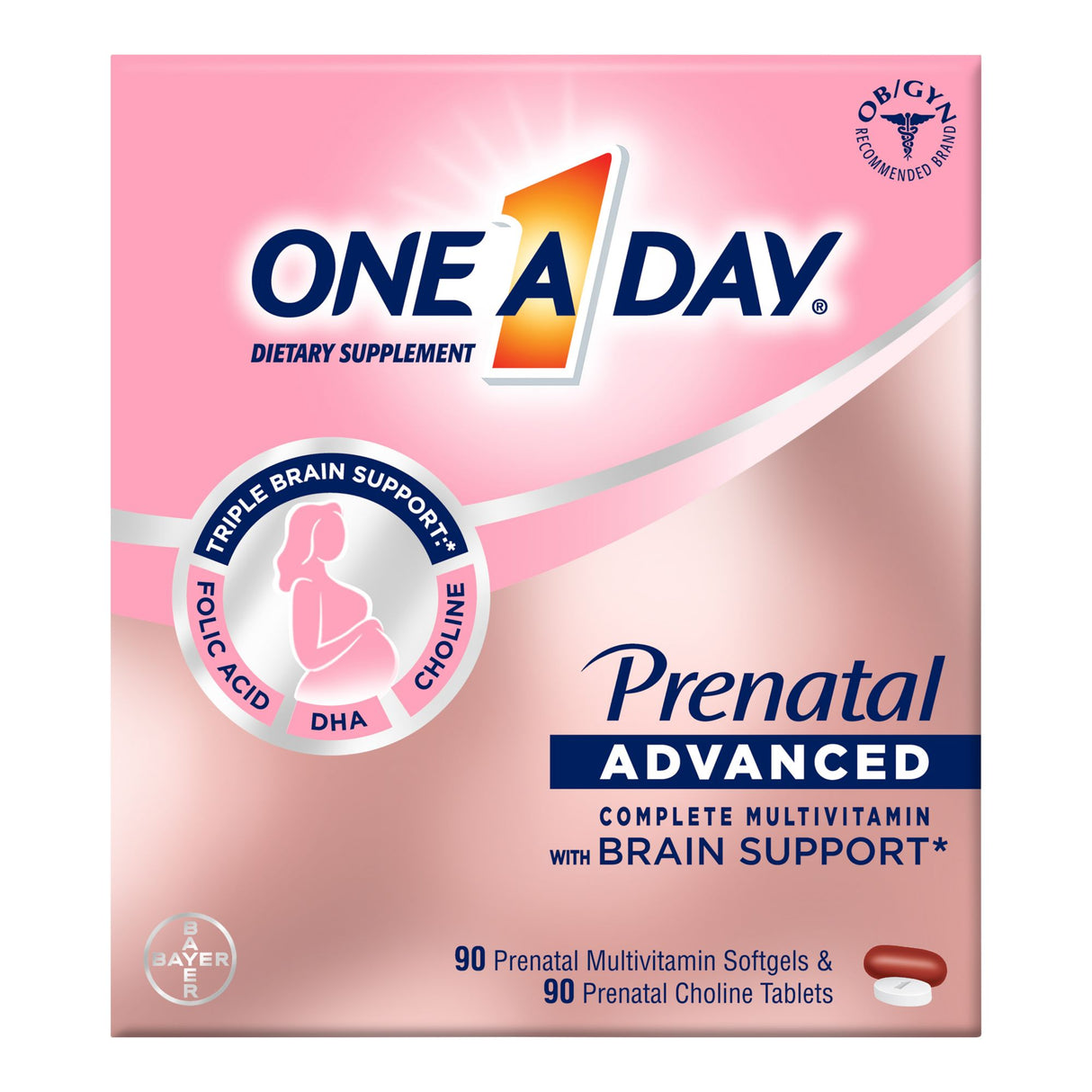 One A Day Prenatal Advanced Multivitamin 180 ct