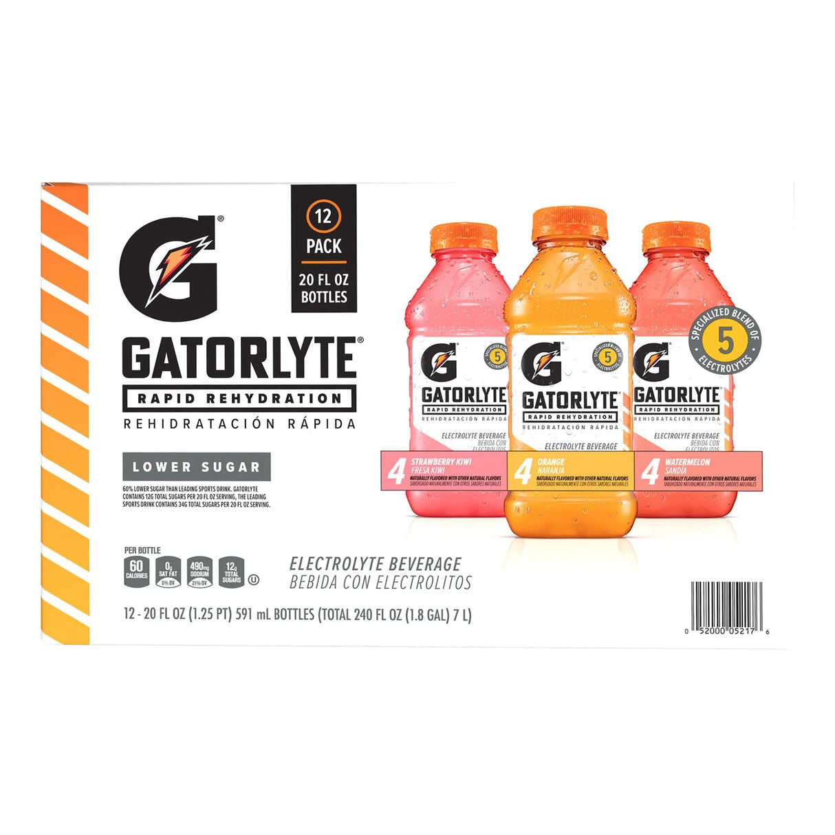 Gatorlyte Rapid Rehydration Drinks (12-Pack) | Electrolyte Boost Variety Gatorade