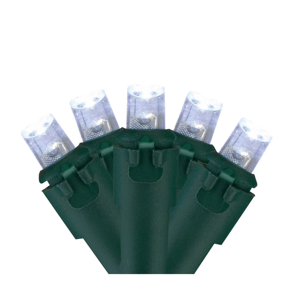 Northlight Christmas Lights (33', 100 Pure White LEDs) | Green Wire Indoor/Outdoor Northlight
