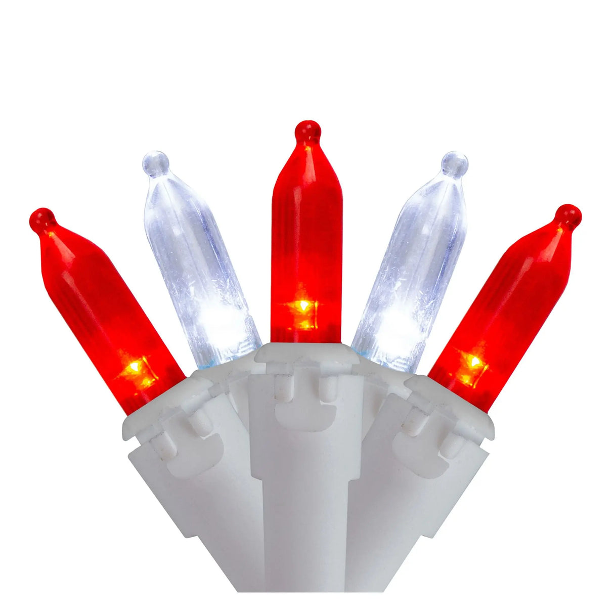 Northlight 33’ 100‑Ct. Christmas Lights (Red & White) | Festive, Energy-Efficient Outdoor Décor Northlight
