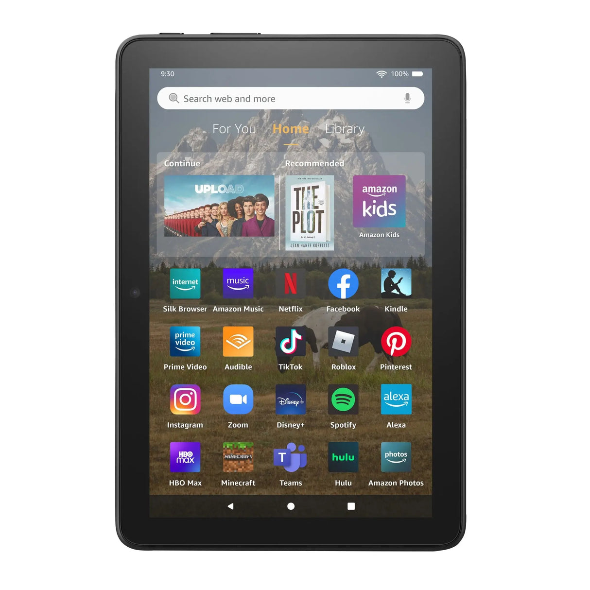 Amazon Fire HD 8 Tablet (8", Black) | Compact Streaming & Reading Device Amazon