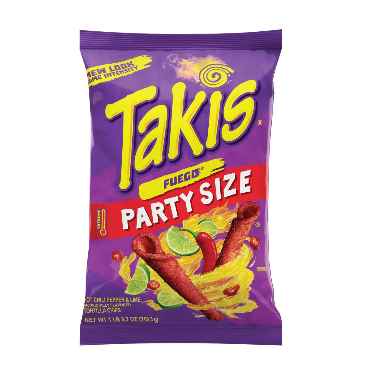 Takis Fuego Tortilla Chips (24.7 oz) | Spicy Chili Pepper & Lime Flavor Takis