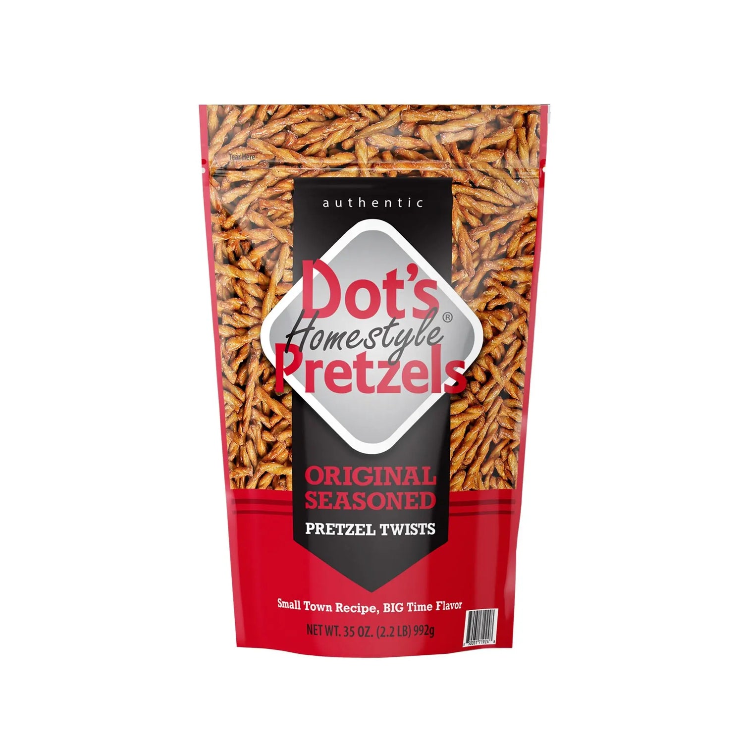 Dot's Pretzels Original (35 oz) | Seasoned Crunchy Snack Dot's Pretzels