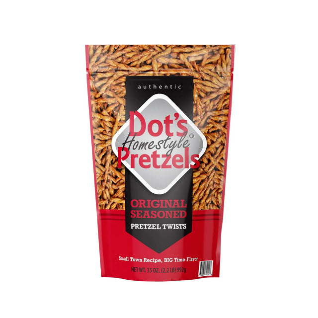 Dot's Pretzels Original (35 oz) | Seasoned Crunchy Snack Dot's Pretzels