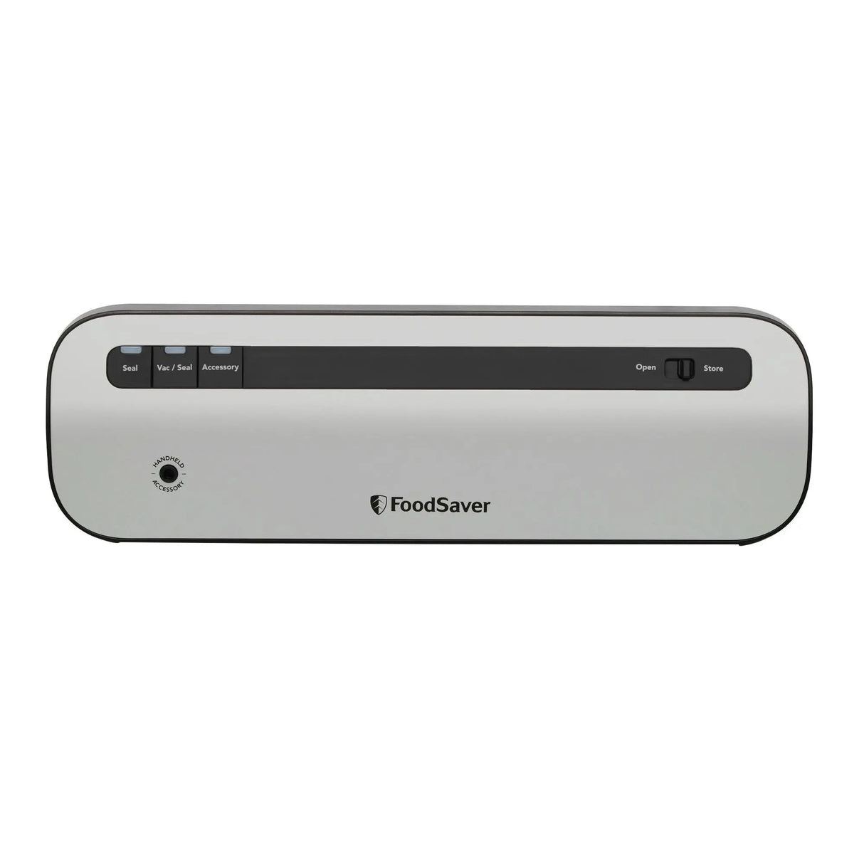 FoodSaver Vacuum Sealer | Silver with Starter Bag Kit for Space-Saving Storage Food Saver