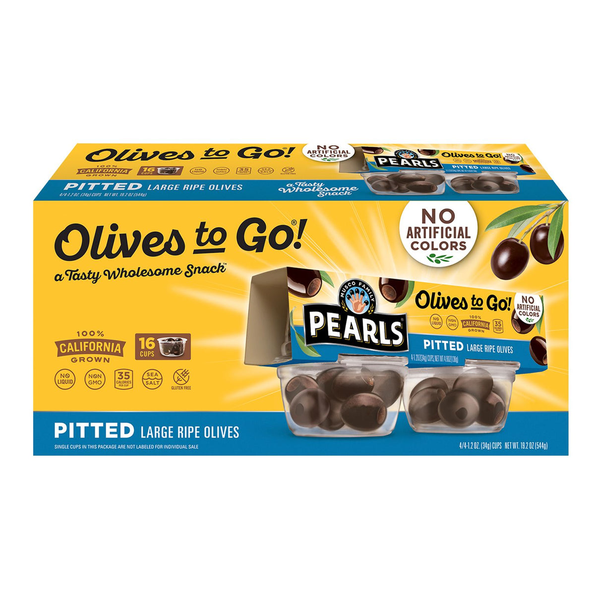 Pearls Olives To Go 16 pack