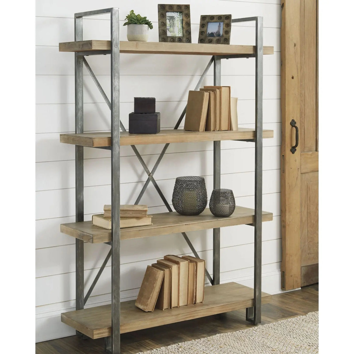 Ashley Forestmin Bookcase (Brown) | Stylish Storage with Open Shelving Ashley Furniture