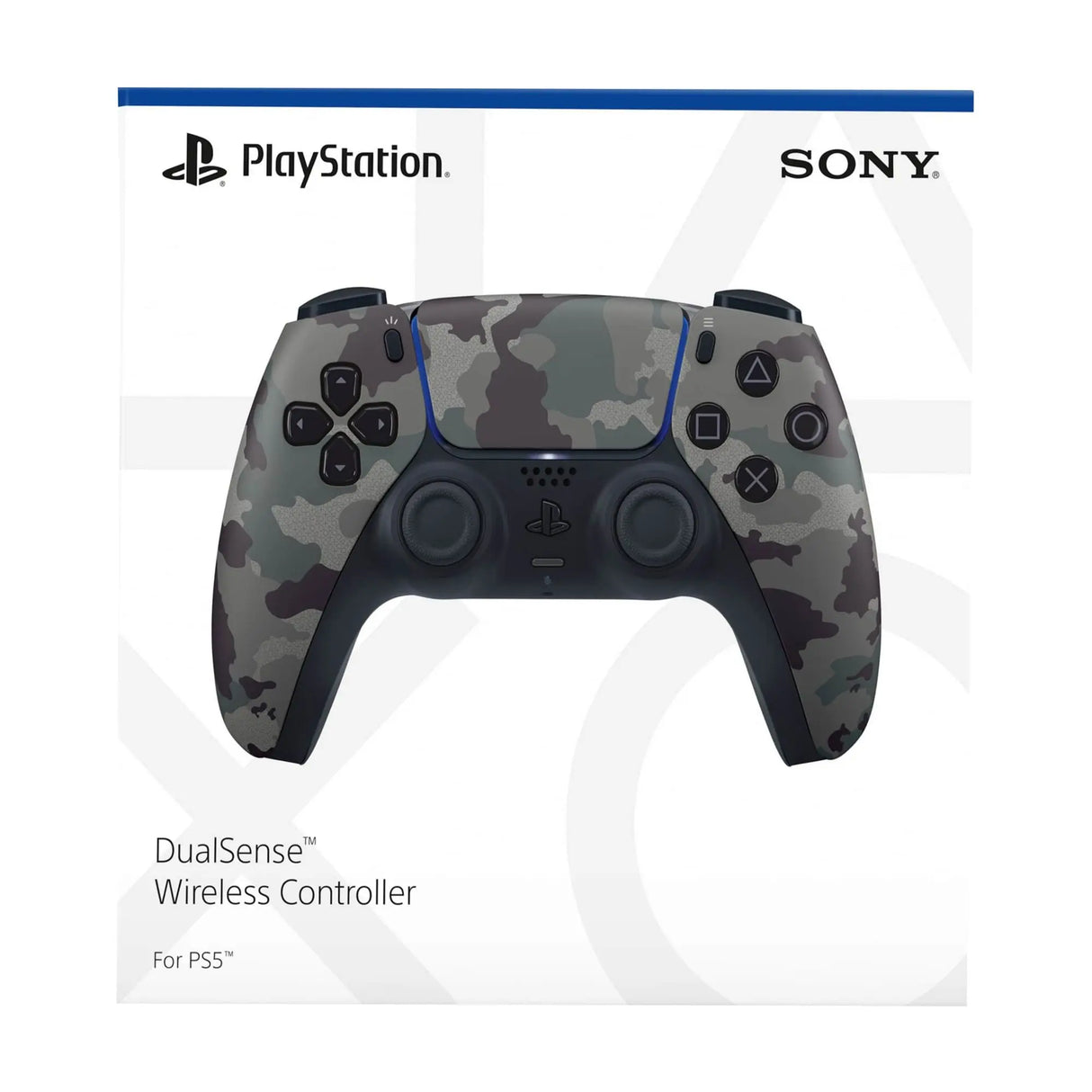 Sony PS5 DualSense Controller (Grey Camouflage) | Haptic Feedback & Adaptive Triggers Sony
