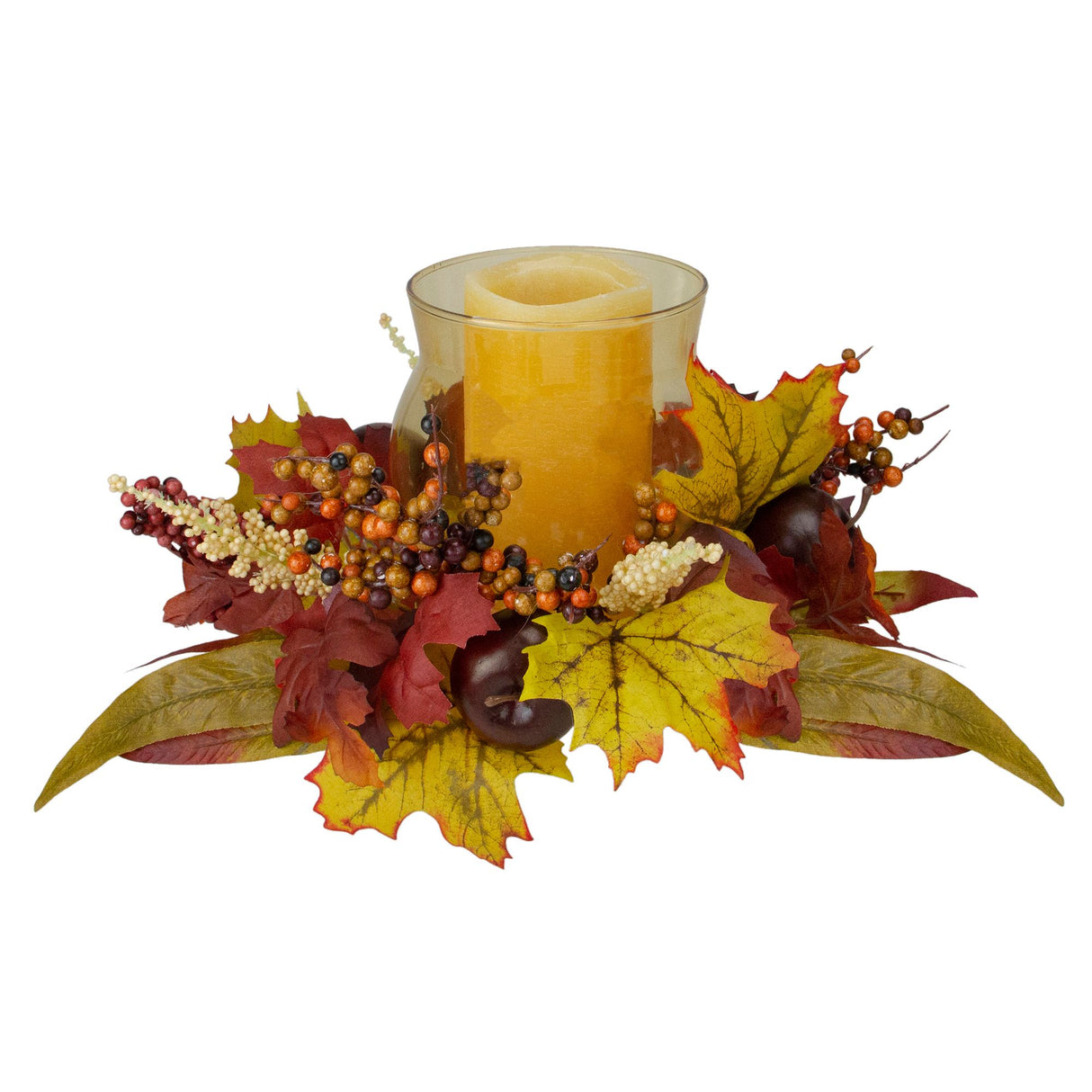 Northlight fall apple and berry candle holder