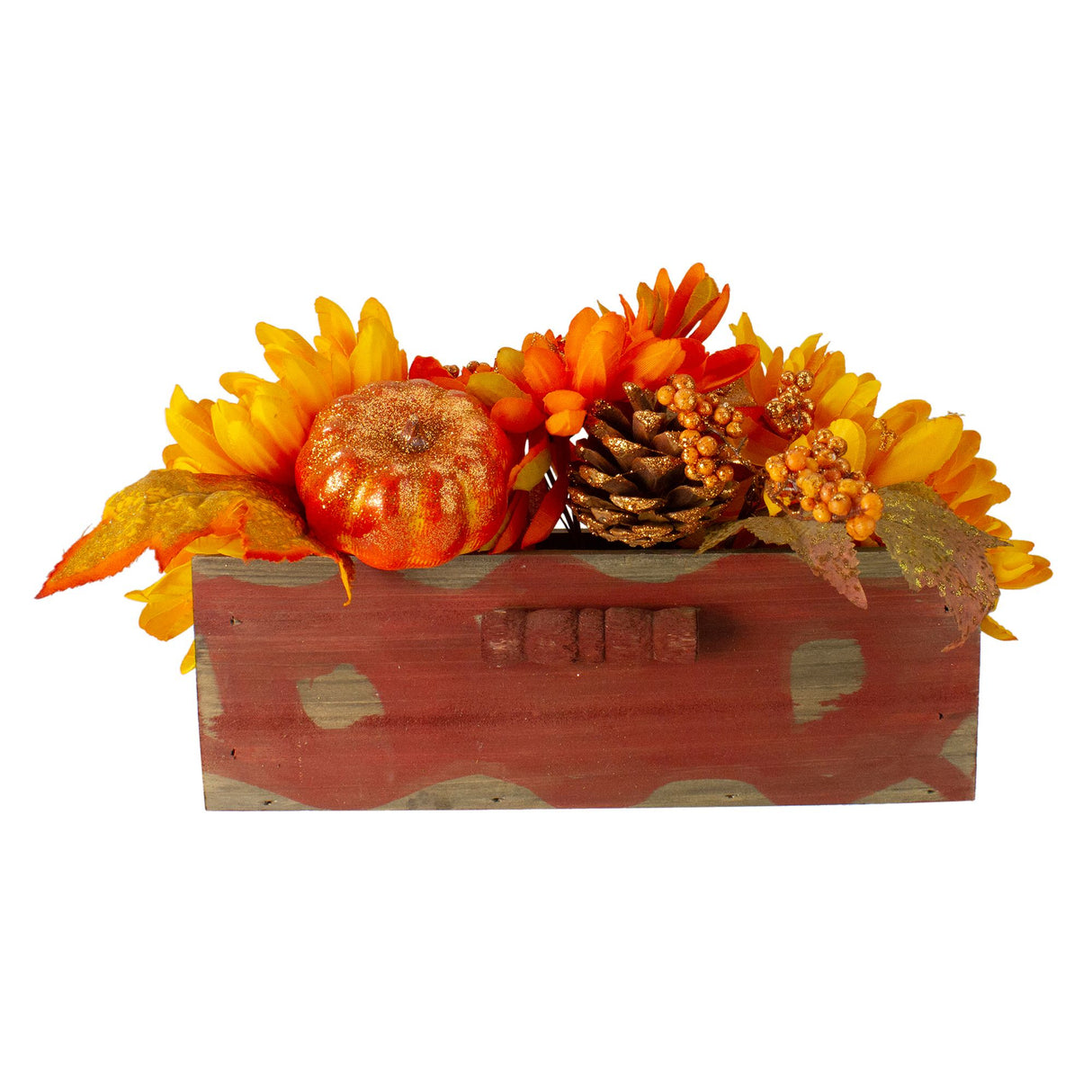 Northlight Autumn Harvest Maple Leaf and Berry Centerpiece