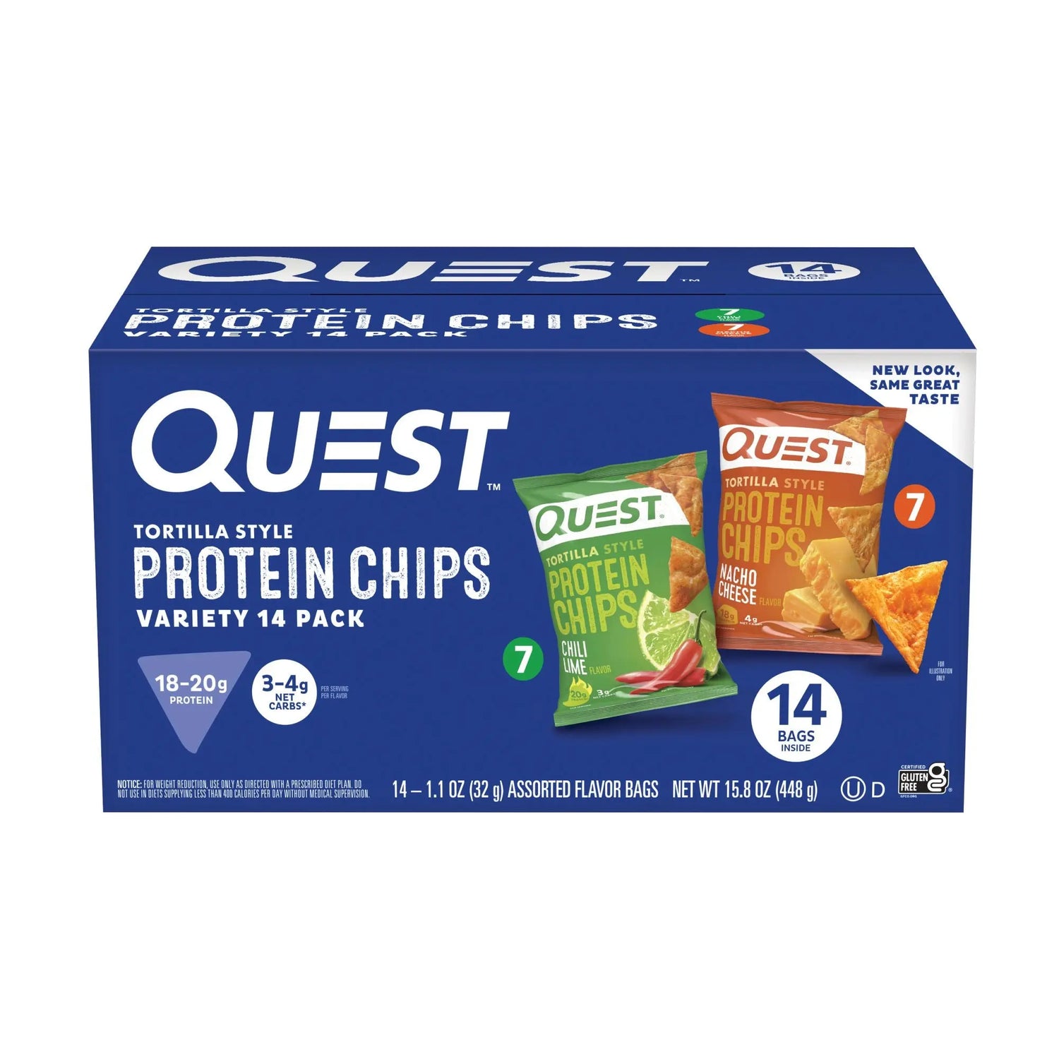 Quest Tortilla Protein Chips (14 ct.) | 18-20g Protein, Crunchy & Satisfying Quest