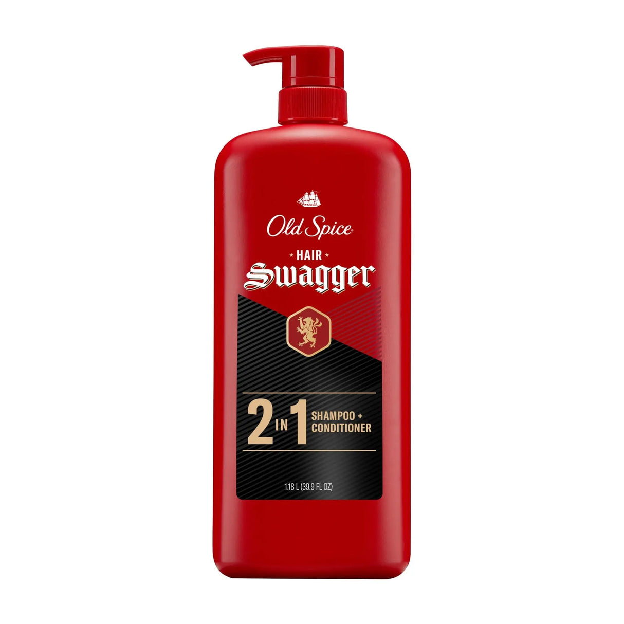 Old Spice Swagger 2-in-1 Shampoo & Conditioner (39.9 oz) | Full Volume & Fresh Scent Old Spice