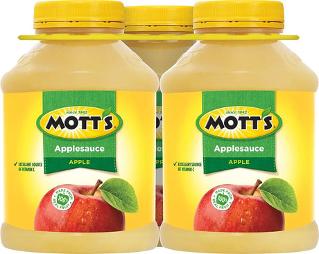 Mott's Applesauce (3-Pack, 48 oz Each) | Unsweetened Fruit Cups Mott's