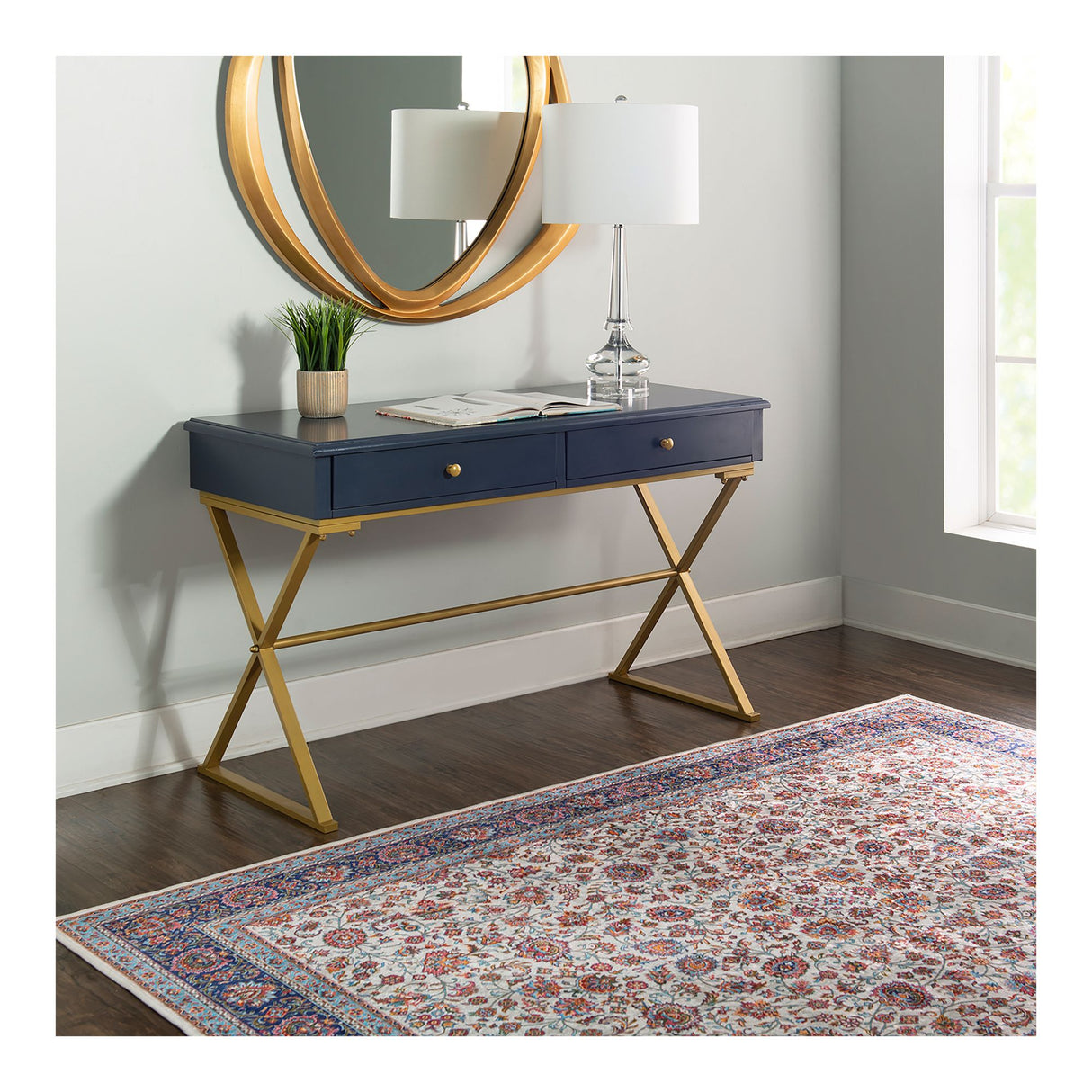 Linon Emma white desk