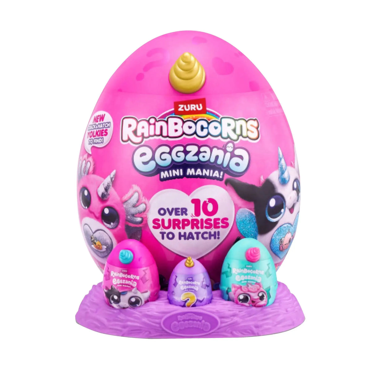 Zuru Rainbocorns Eggzania Mini Mania | Surprise Hatch & Collect Tiny Plush Friends Zuru