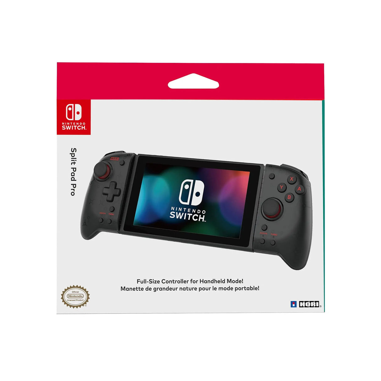 Hori Nintendo Switch Split Pad Pro | Ergonomic Extended Controllers for Comfortable Gaming Hori