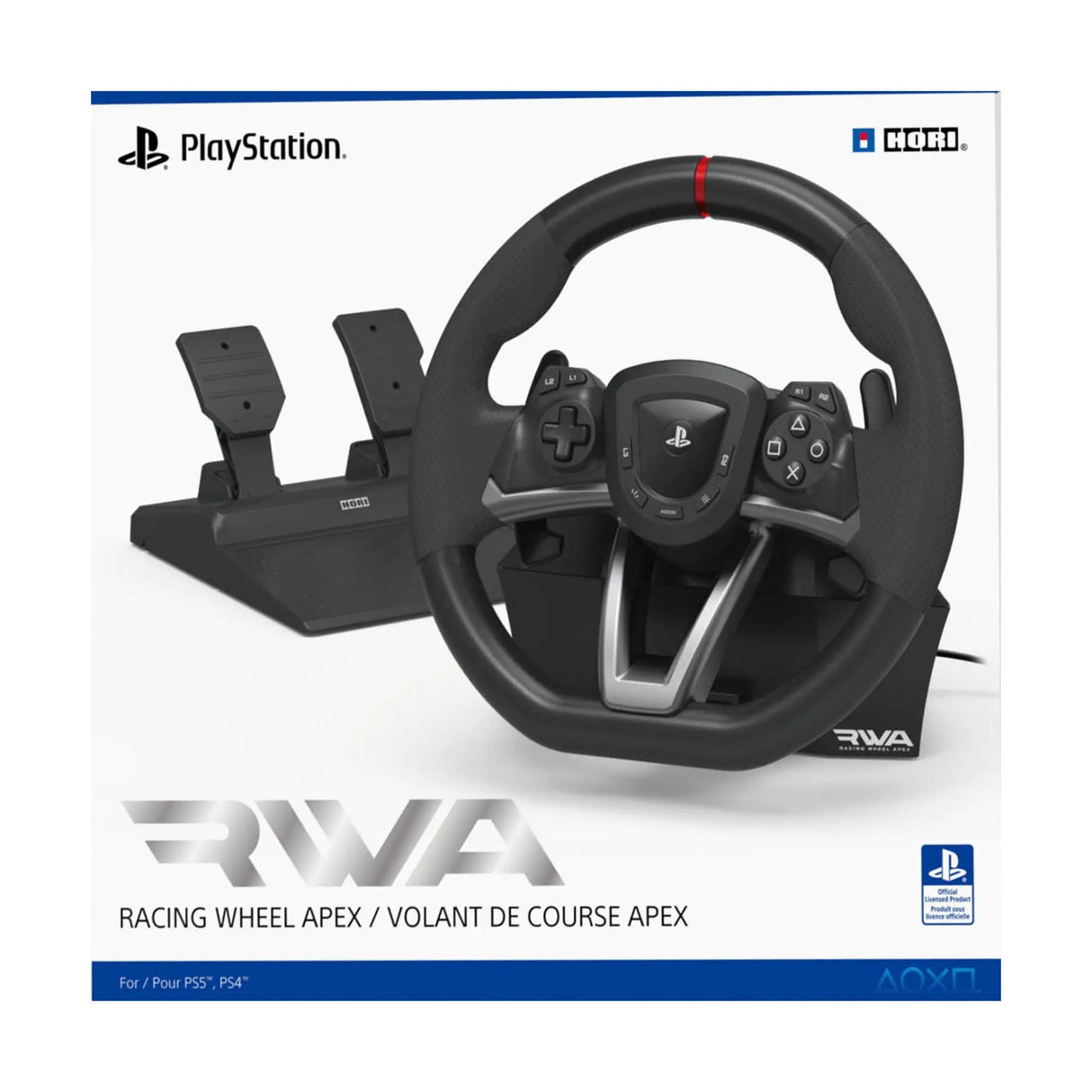 Hori Racing Wheel Apex | Precision Steering Wheel for Immersive Racing Games Hori