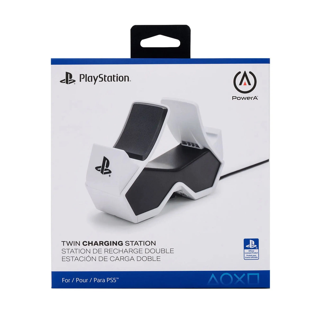 PowerA DualSense Charging Station | Charges Two PS5 Controllers with LED Indicators PowerA