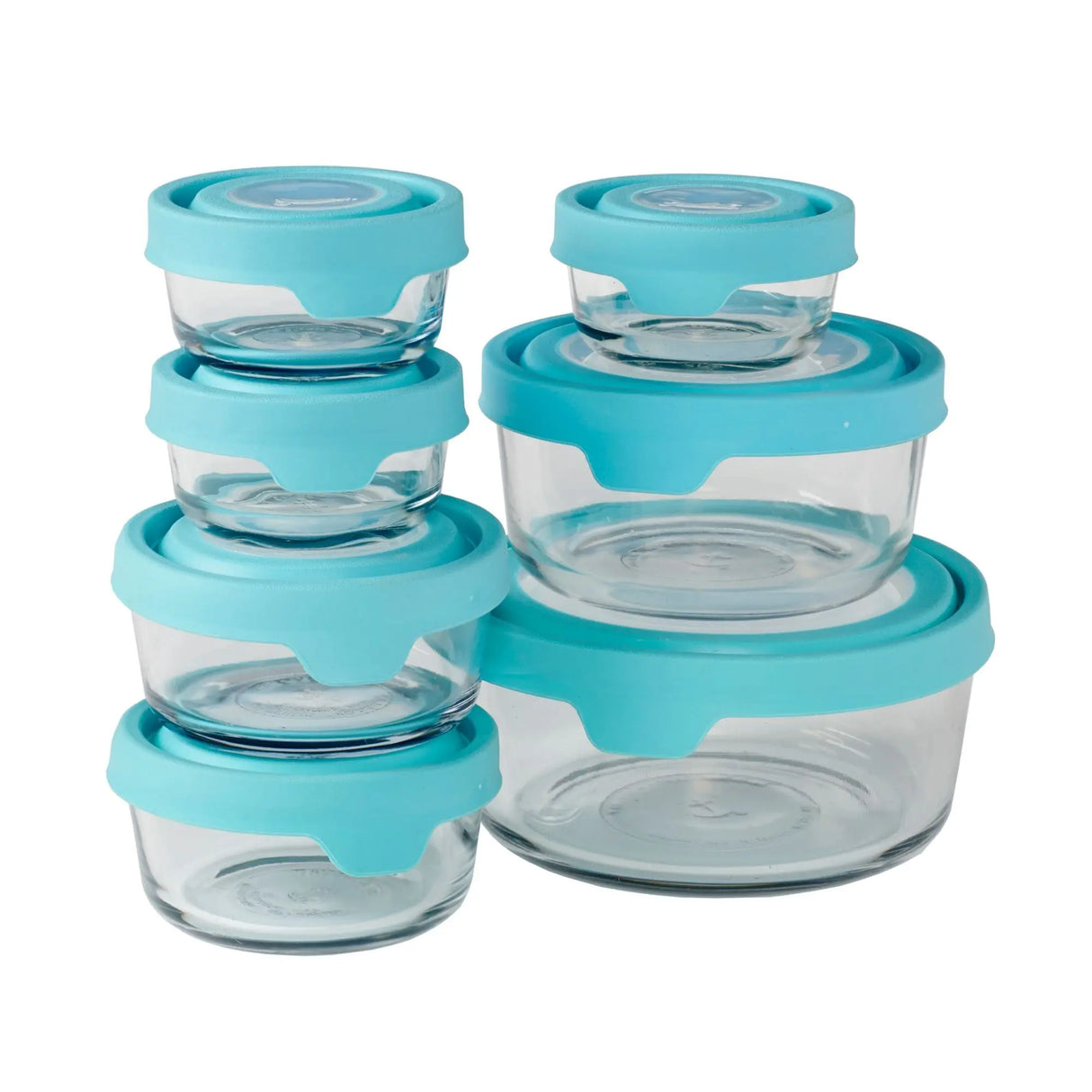Anchor Hocking TrueSeal Glass Food Storage Set (14-Pc.) | Airtight Lids for Fresh Storage Anchor Hocking