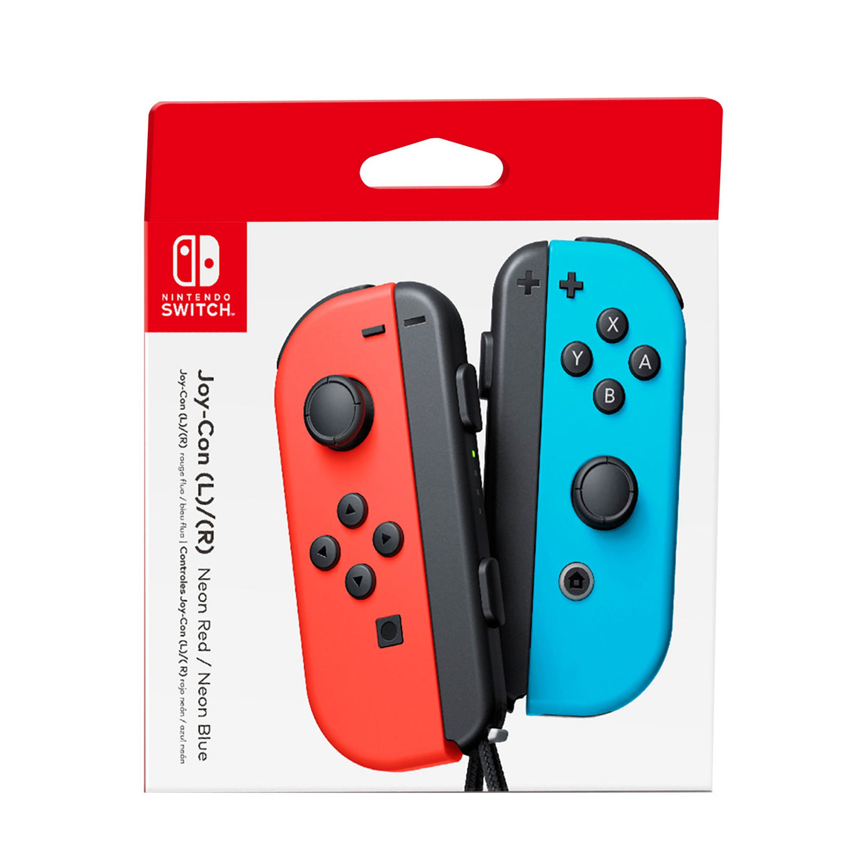 Nintendo Switch Joy-Cons (Neon Red/Neon Blue) | Official Wireless Controllers for Immersive Play