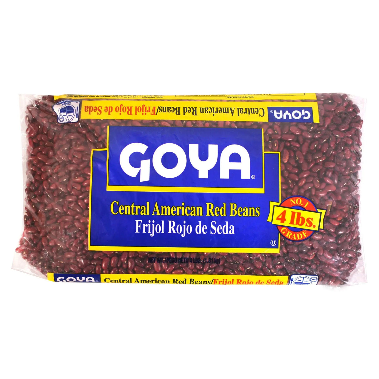 Goya Large Red Kidney Beans (4 lbs) | Protein-Packed Latin Pantry Essential Goya