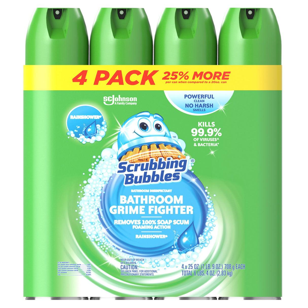 Scrubbing Bubbles Bathroom Cleaner 4 pack