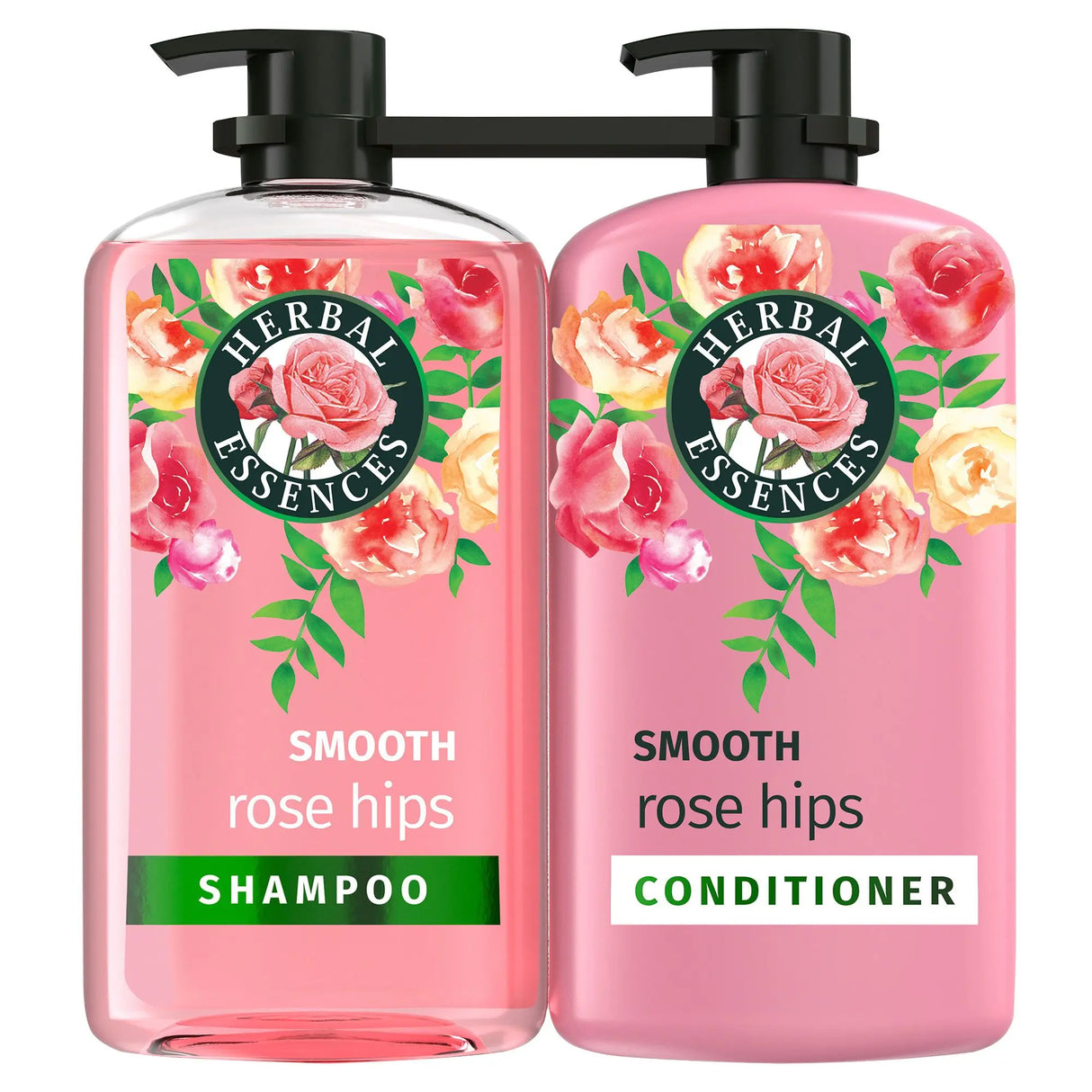 Herbal Essences Smooth Shampoo & Conditioner (2-Pack, 33.8 oz Each) | Frizz-Control, Silky Hair Herbal Essences
