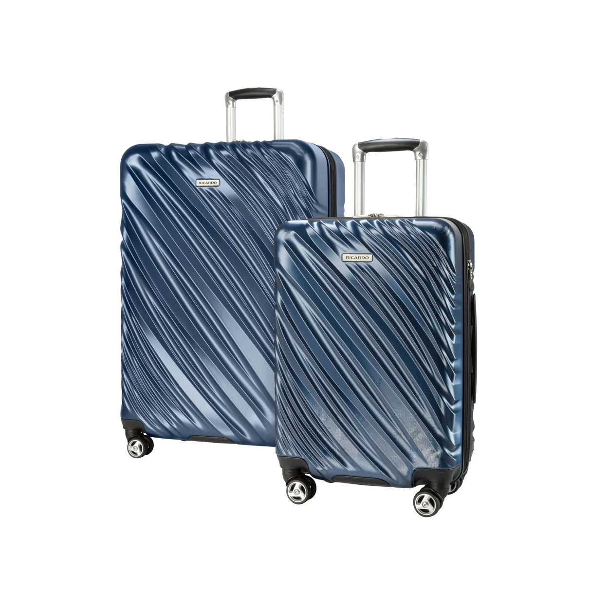Ricardo Beverly Hills Hardside Travel Set (2-Pc, Arctic Blue) | Durable & Stylish Luggage Ricardo Beverly Hills