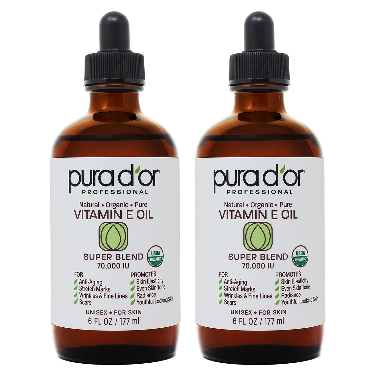 PURA D'OR Vitamin E Oil Super Blend