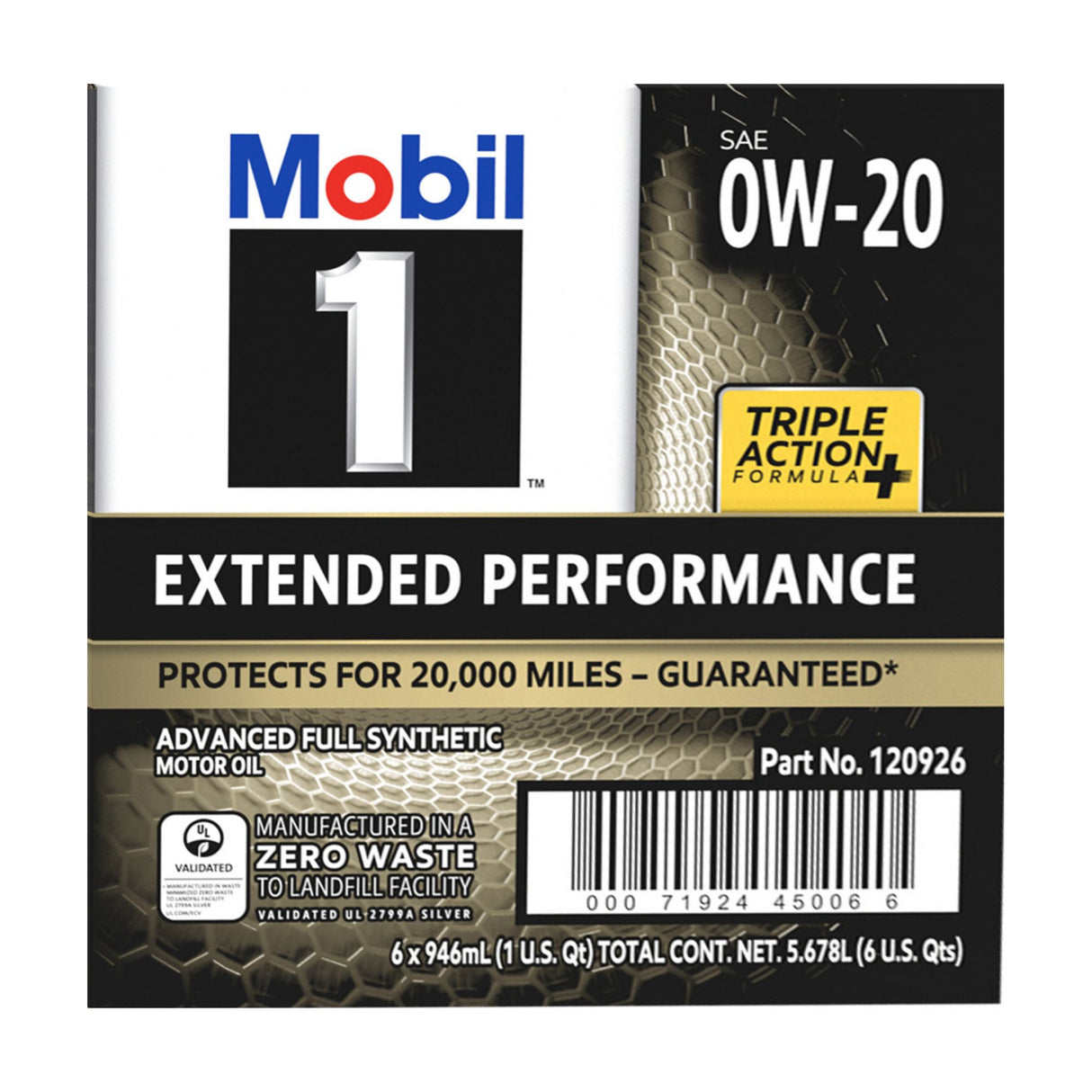 Mobil 1 Extended Performance 5W-30 Motor Oil 6 pack