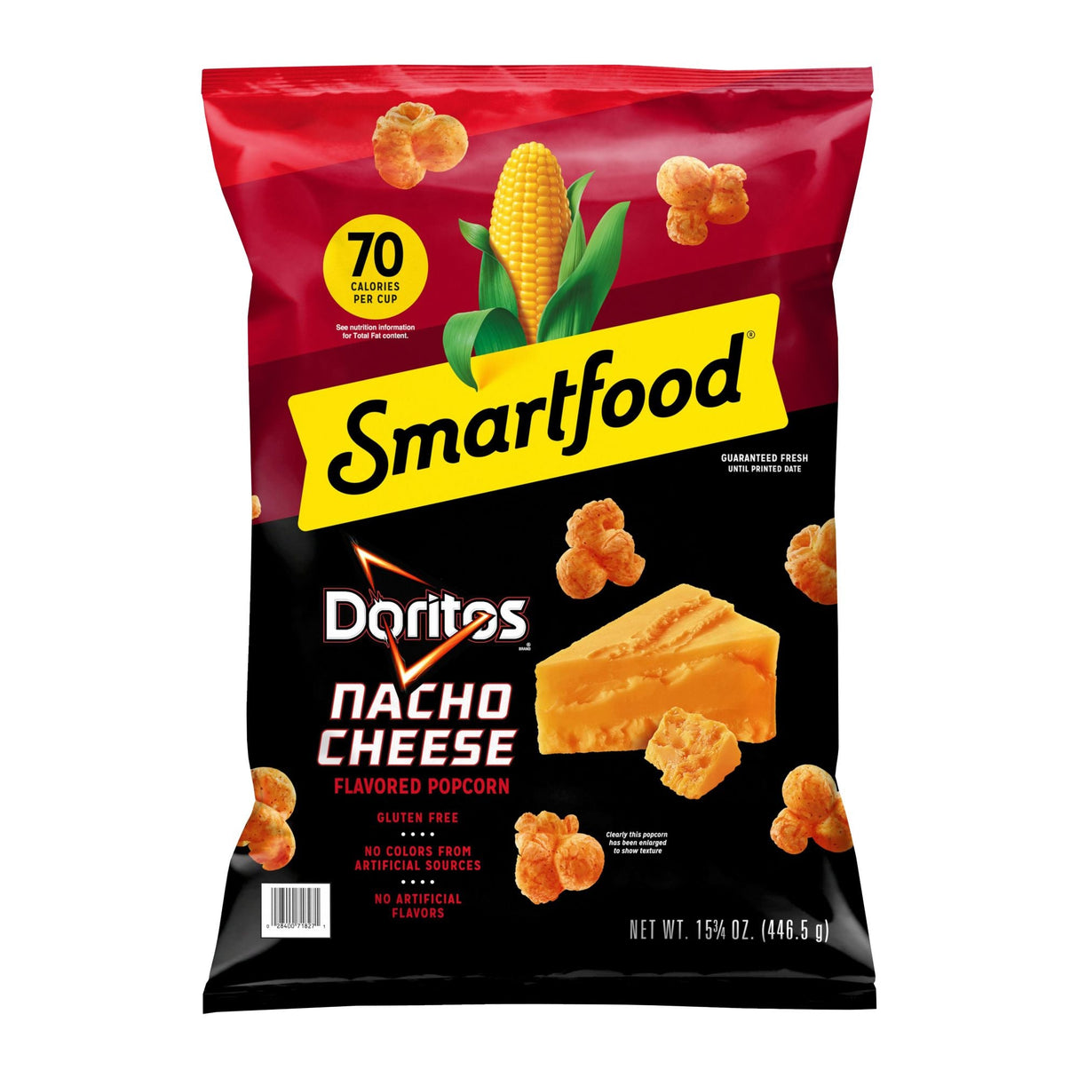 Smartfood Popcorn – Doritos Nacho Cheese Flavor (15.75 oz) | Bold Cheesy Snack Fusion Smartfood