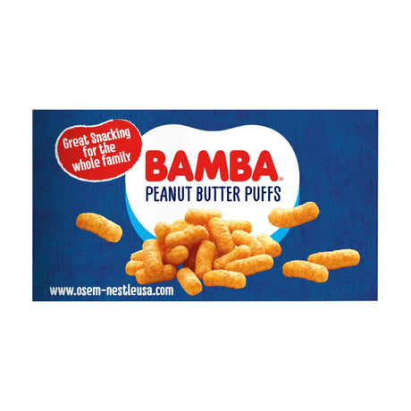 Bamba Peanut Butter Puffs (24-Pack) | Protein-Packed, Kid-Friendly Snack Bamba