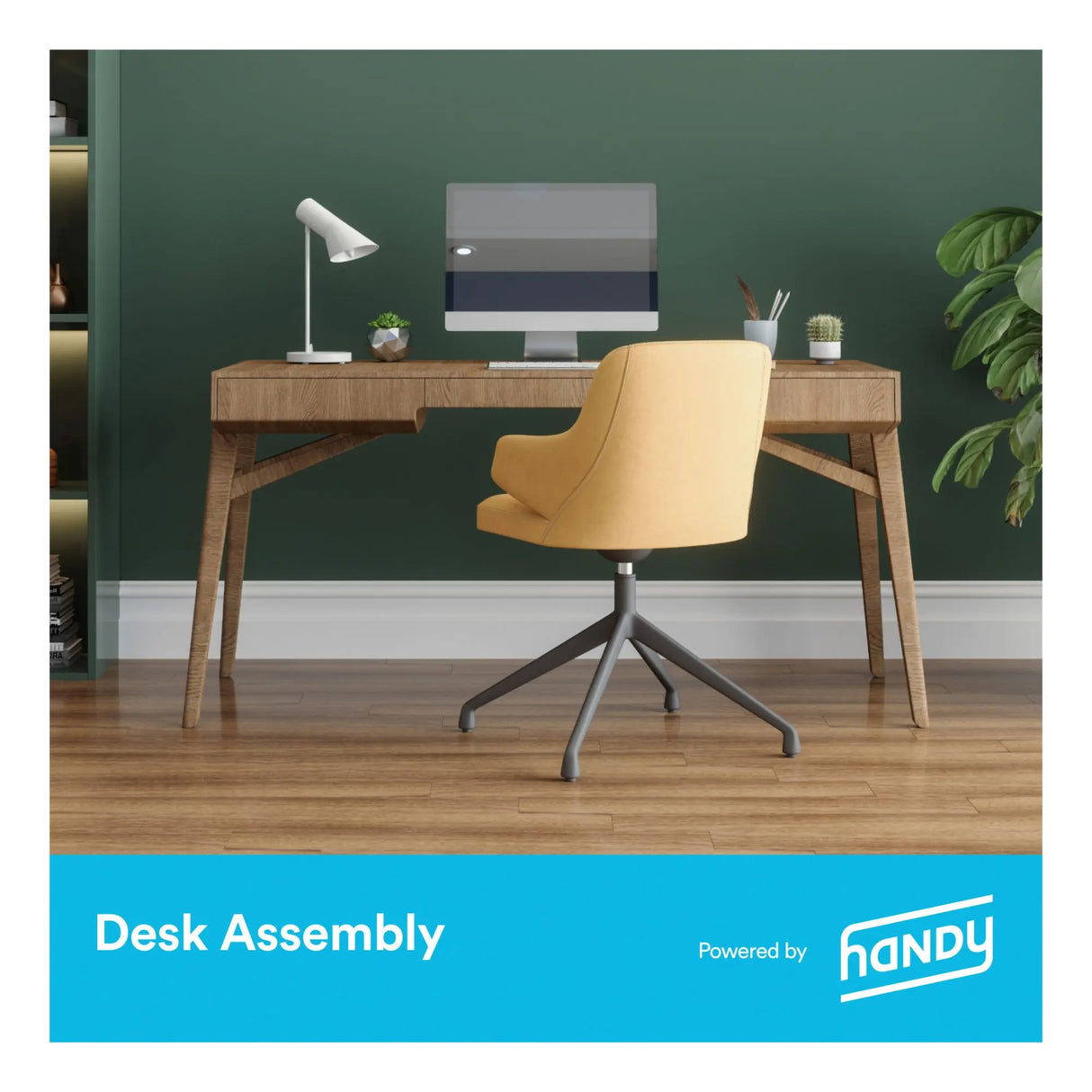 Handy Desk Assembly Kit | Sturdy Workstation Setup Handy