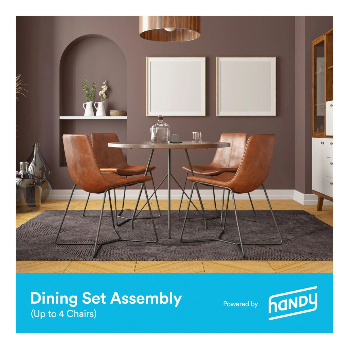 Handy Dining Set Assembly Service | Setup for Table + 4 Chairs Handy