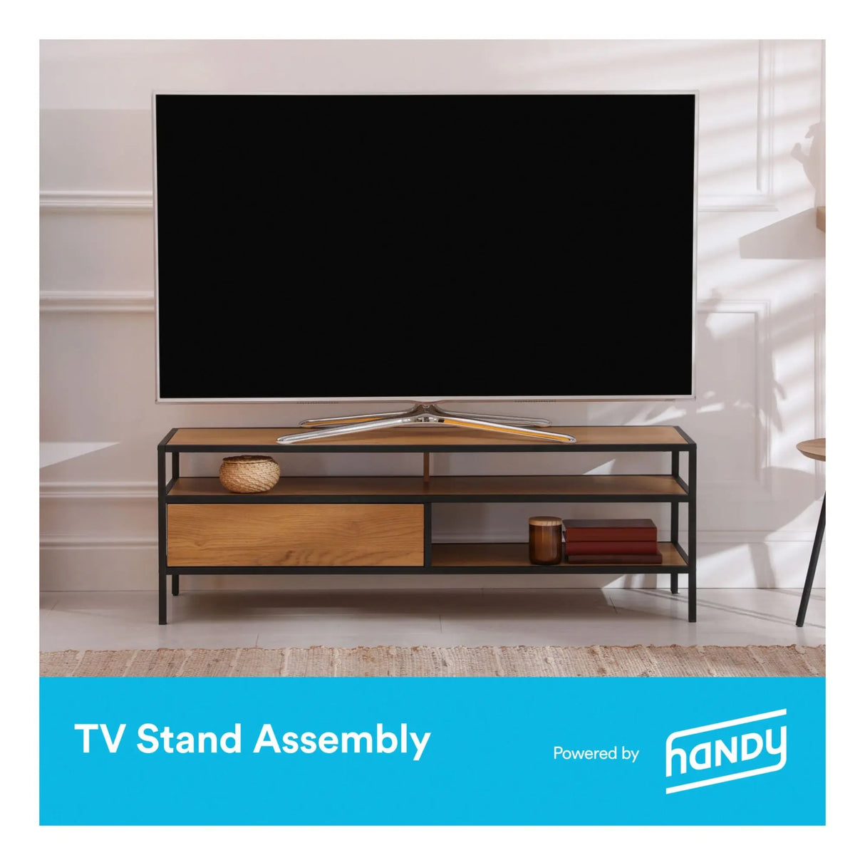 Handy TV Stand Assembly Kit | Easy Entertainment Center Setup Handy