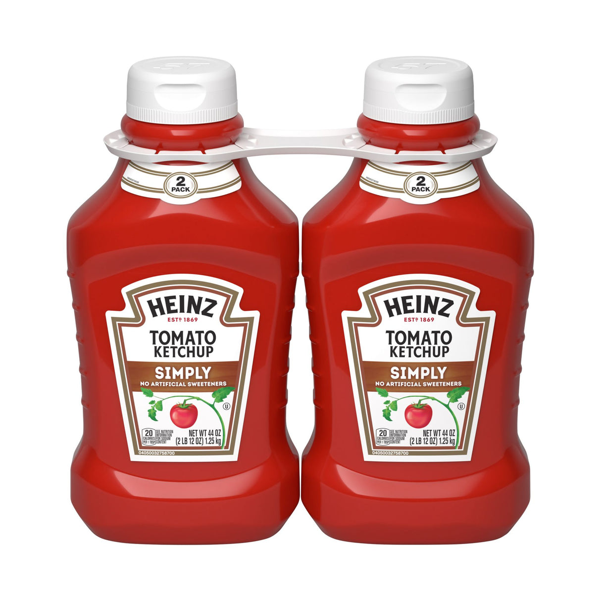 Heinz Simply Tomato Ketchup two-pack 44 oz bottles