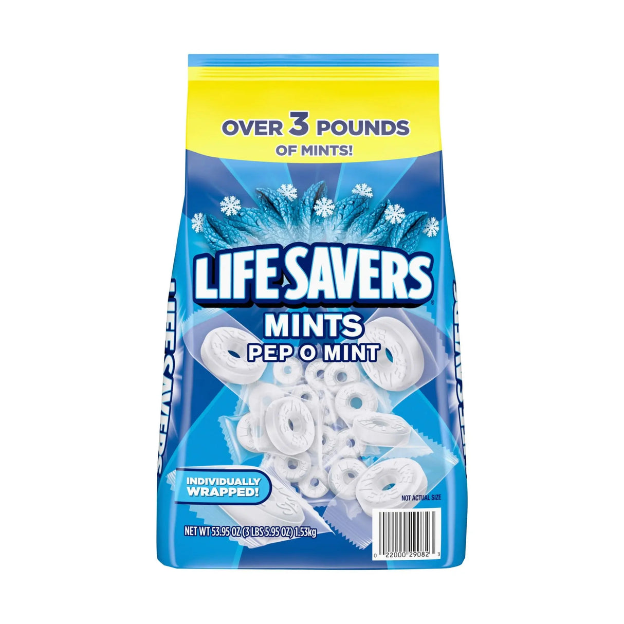 Life Savers Pep-O-Mint Bulk Hard Candy (53.95 oz) | Refreshing Peppermint Coolness Life Savers