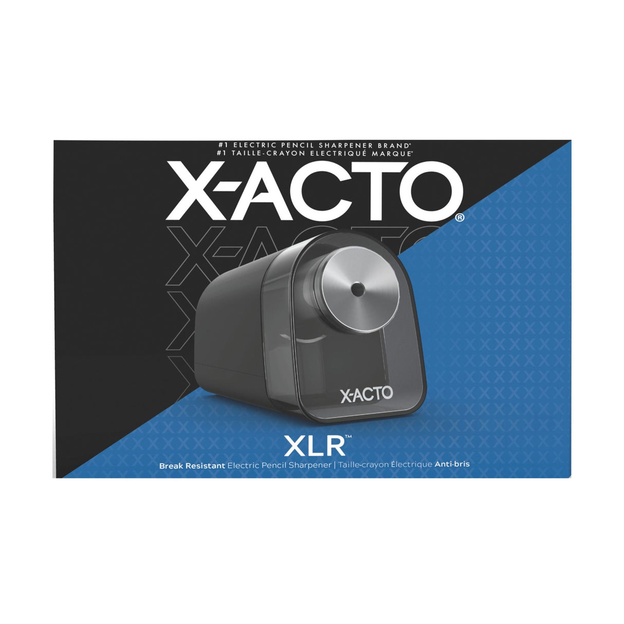 X-ACTO XLR Electric Pencil Sharpener – Black | Quiet Operation with SafeStart Motor & Pencil Saver X-ACTO