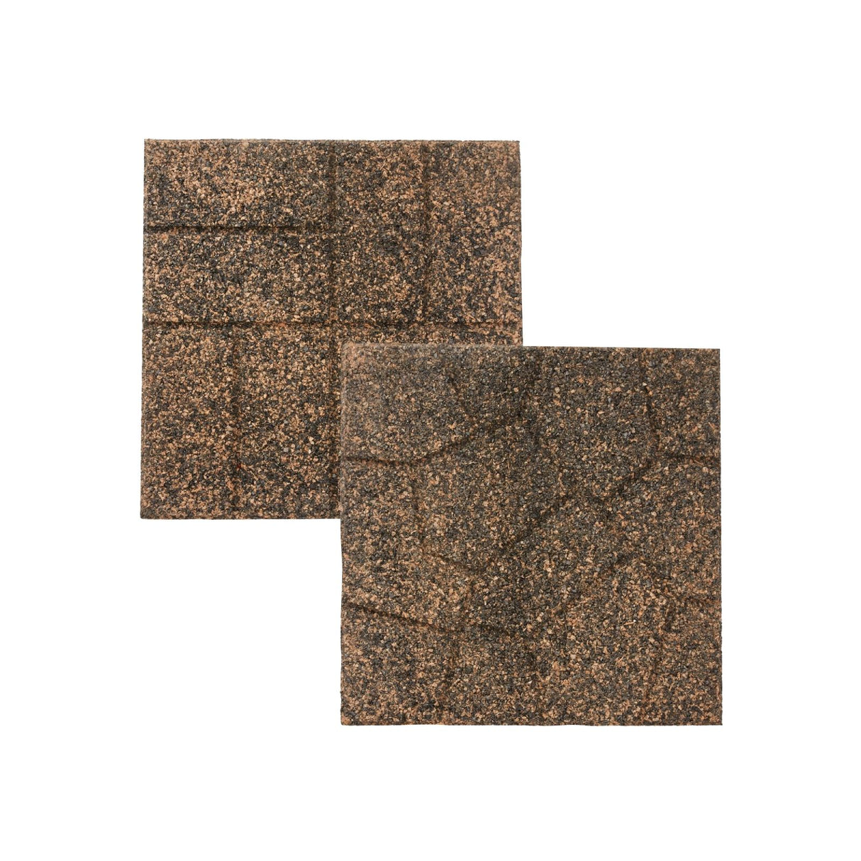 GroundSmart dual sided pavers tan black 9 pack
