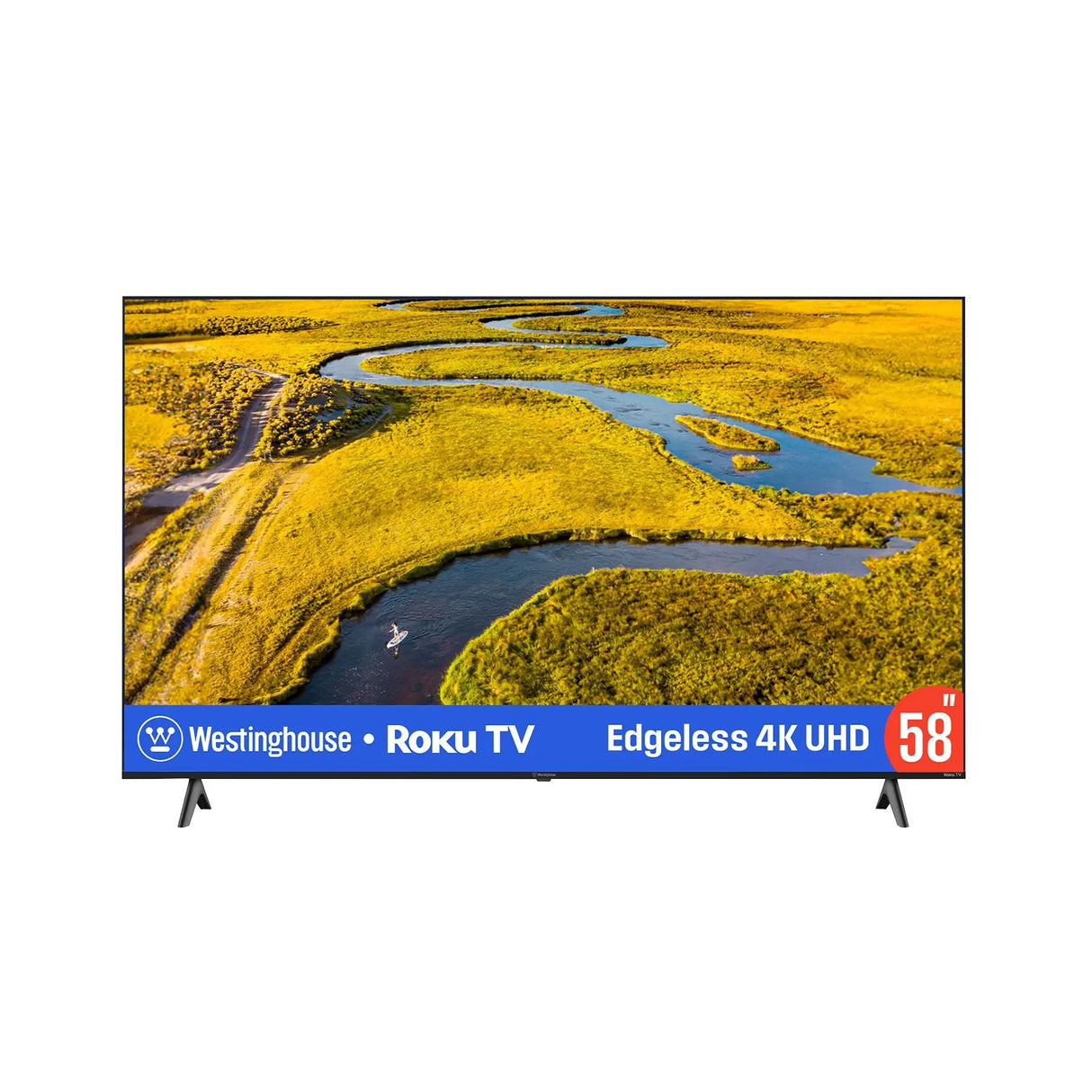 Westinghouse 58" 4K UHD Roku TV | Smart Streaming with 2-Year Warranty Westinghouse