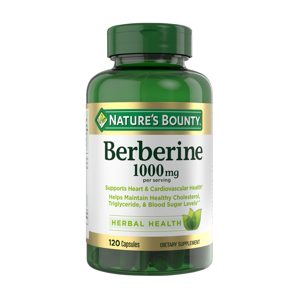 Nature's Bounty Berberine capsules 120 count