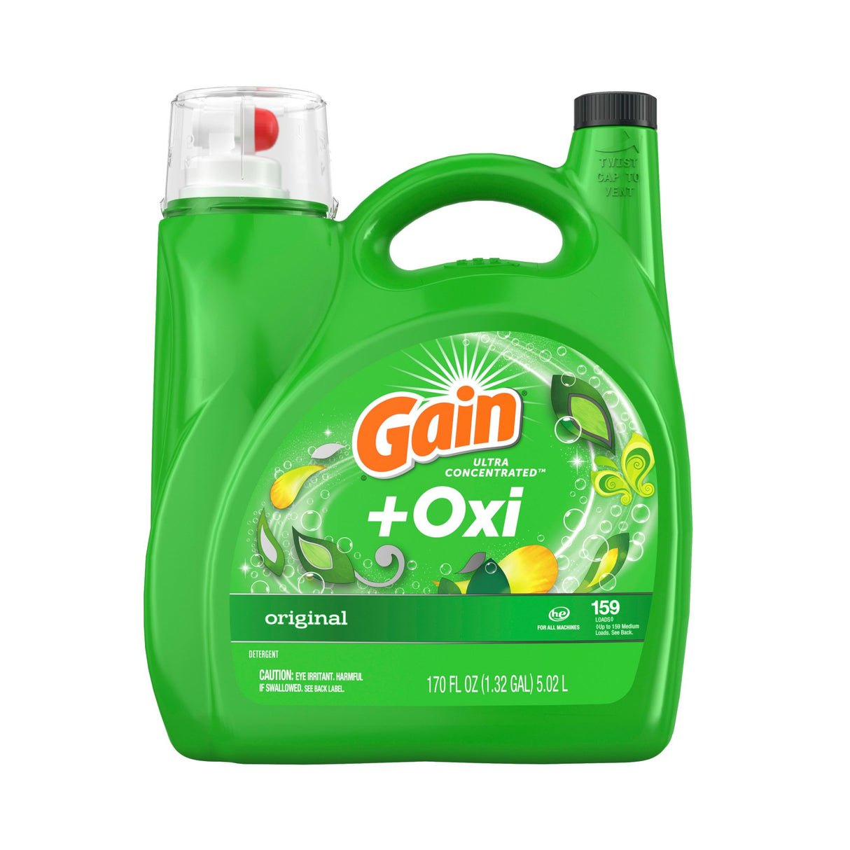 Gain + Oxi Liquid Detergent