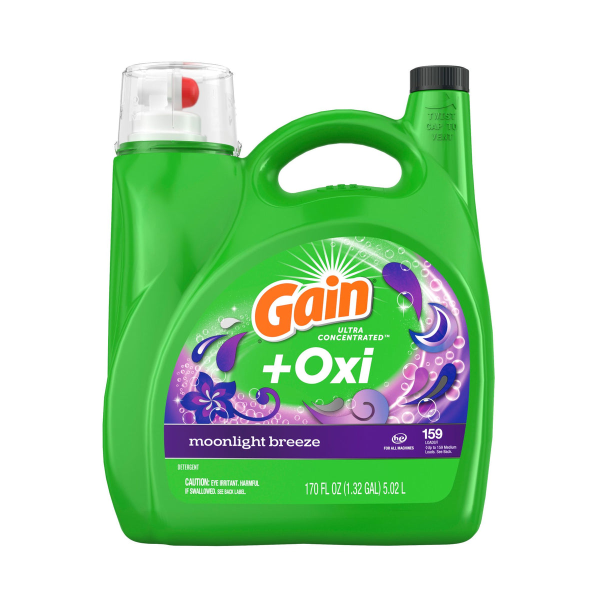 Gain + Oxi Moonlight Breeze Laundry Detergent