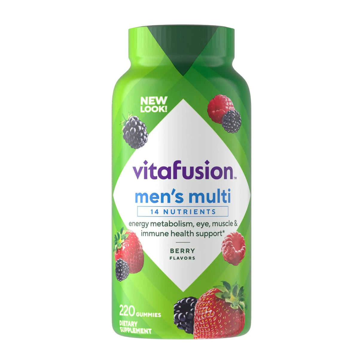 Vitafusion Men's Gummy Multivitamins (220 ct) | Tasty Daily Nutrient Support Vitafusion