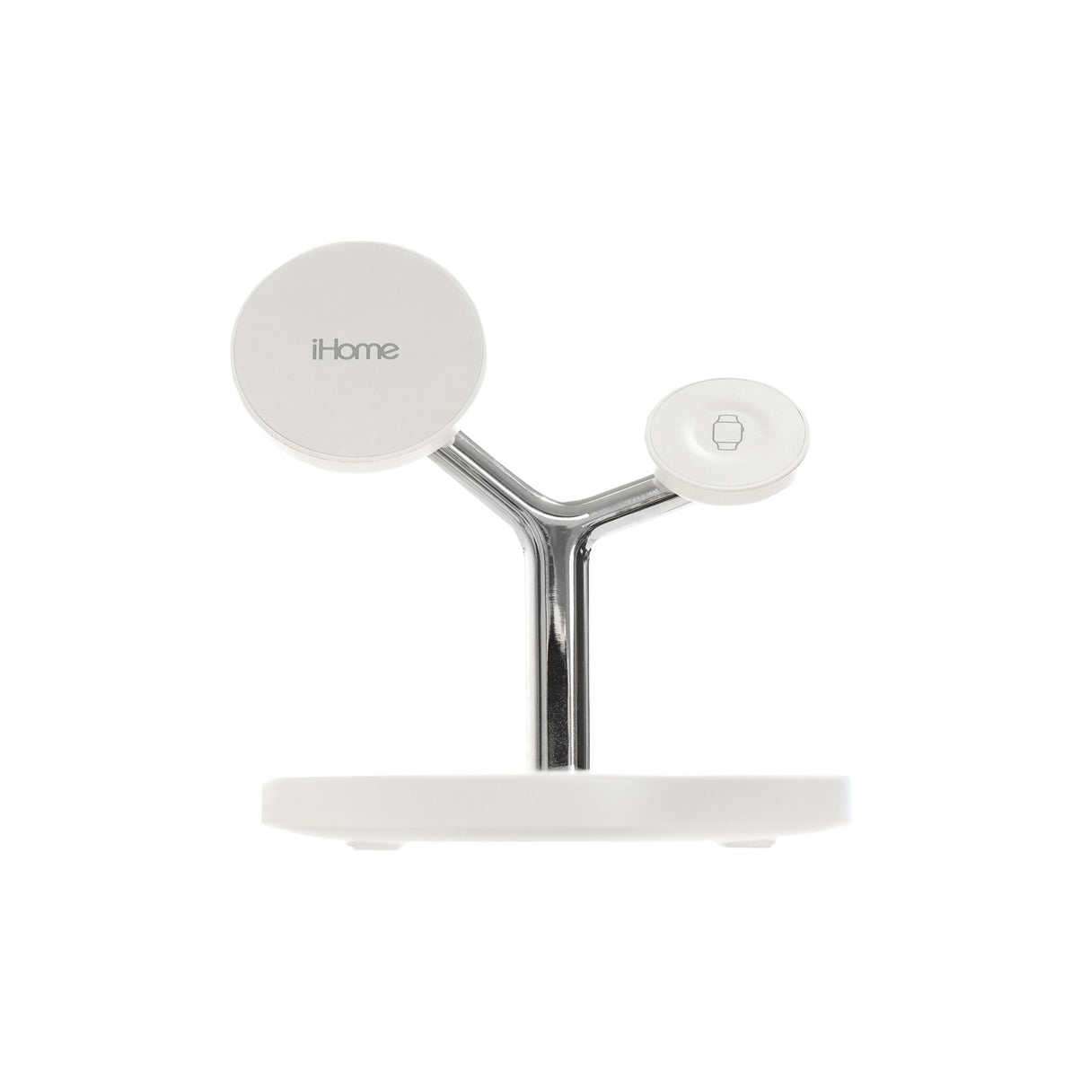 iHome 4-in-1 15W magnetic wireless charging stand white