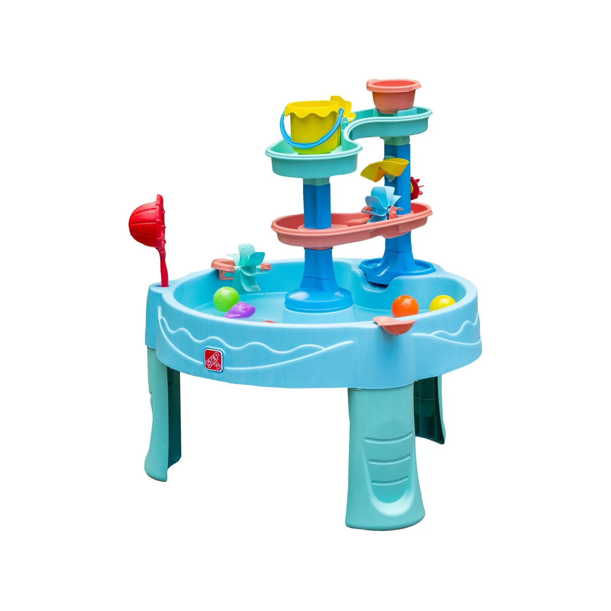 Step2 Double Spin & Showers Water Table | Dual Play Fun for Little Hands Step2